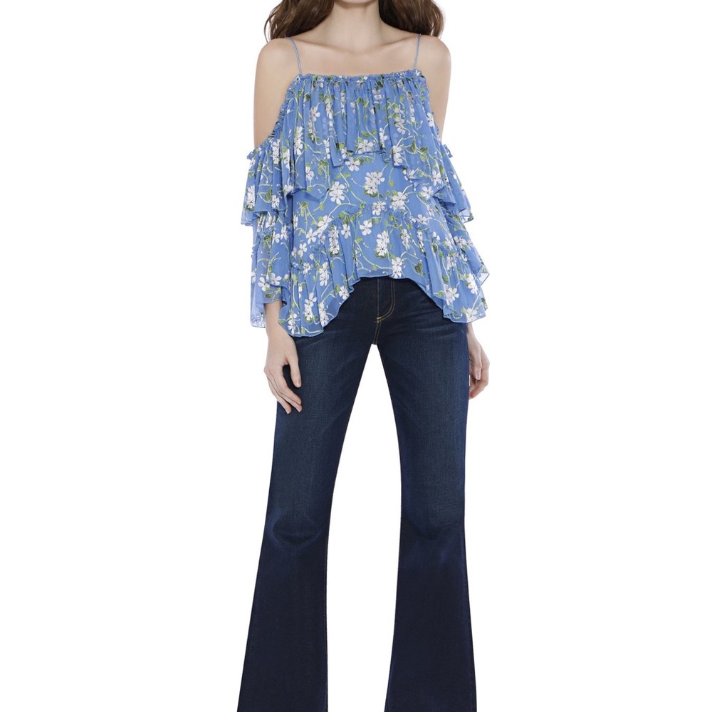 Alice + Olivia Tia Off the Shoulder top NWT